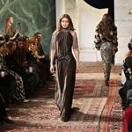Ralph Lauren's fall 2026 collection a mix of romantic adventure with metallic flair