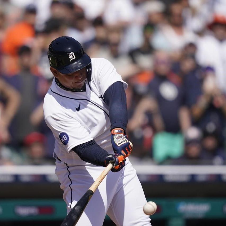 Cabrera reaches 3,000-hit mark, Tigers and Rockies split DH