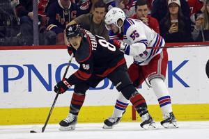 Skjei helps Hurricanes beat Rangers 4-3 to extend playoff series
