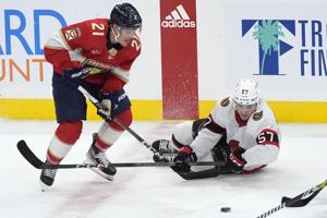 Lundell scores in OT as East-leading Panthers beat Senators 3-2