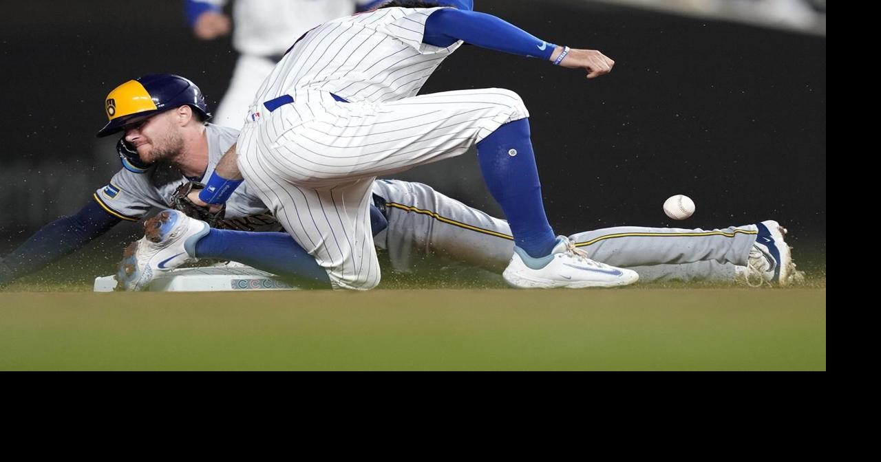 Brice Turang drives in the lone run as the Brewers shut out the Cubs 1-0
