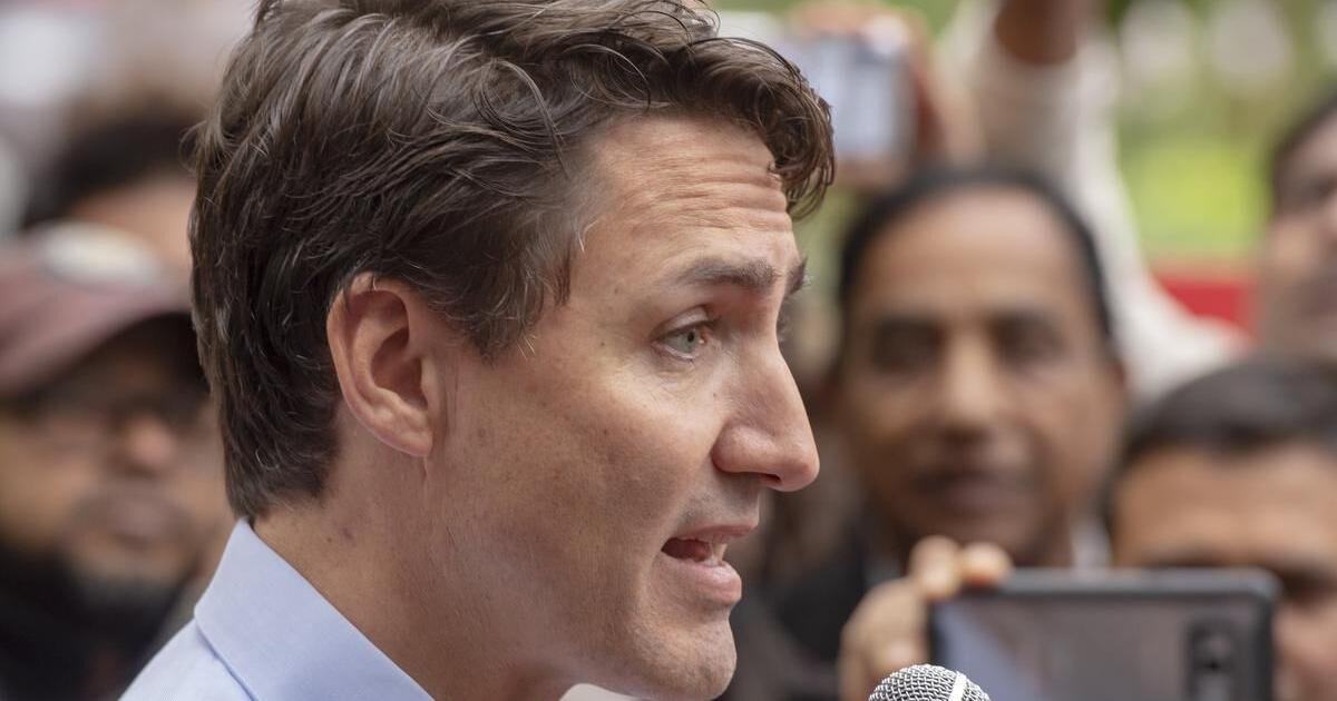 Sign Target Forhead Trudeau Police looking into Edmonton sign that puts crosshairs on Justin ...