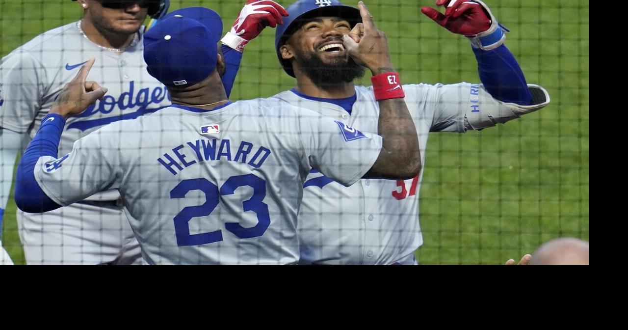 Betts, Freeman, Hernandez all homer as Dodgers avoid sweep by handling the Pirates 11-7