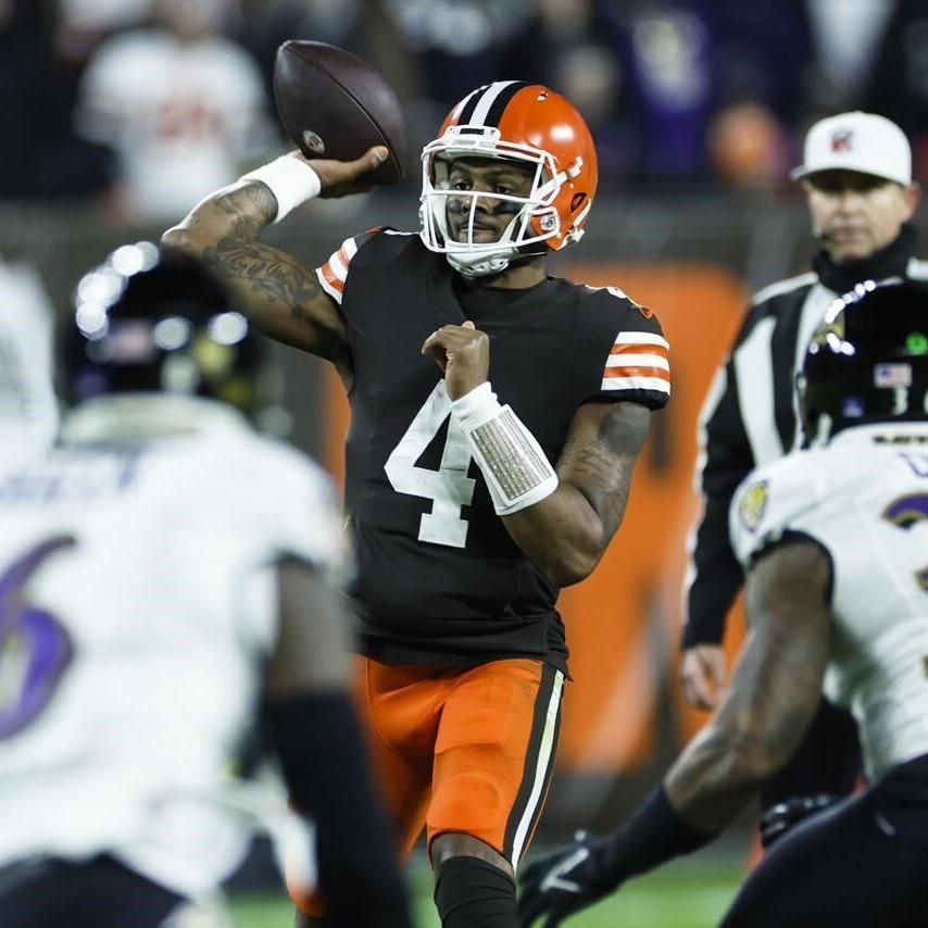 Browns QB Deshaun Watson wins home debut vs. Ravens