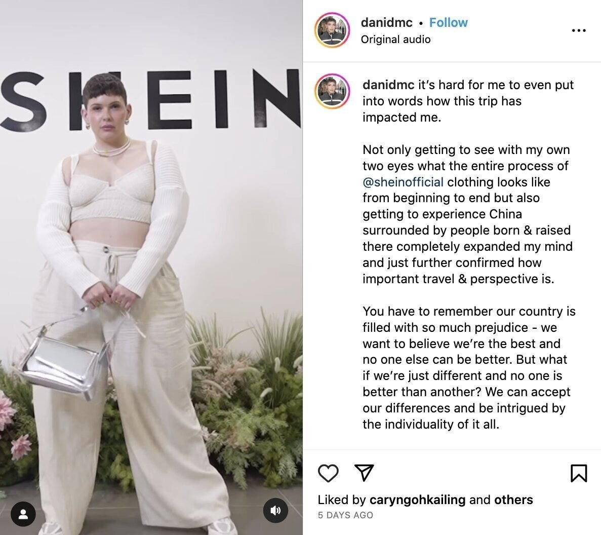 Influencer Gets Canceled After Praising Shein's Working Conditions While  Touring Their Factory And Calling Herself An 'Independent Thinker