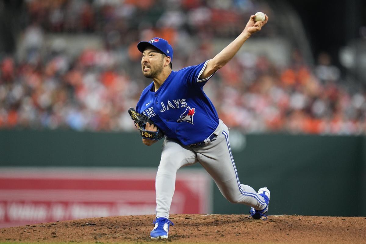 Jays' Yusei Kikuchi upset after quick hook with lead over O's