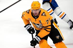 Penguins' Evgeni Malkin suspended 5 games by NHL for slashing Sabres' Rasmus Dahlin
