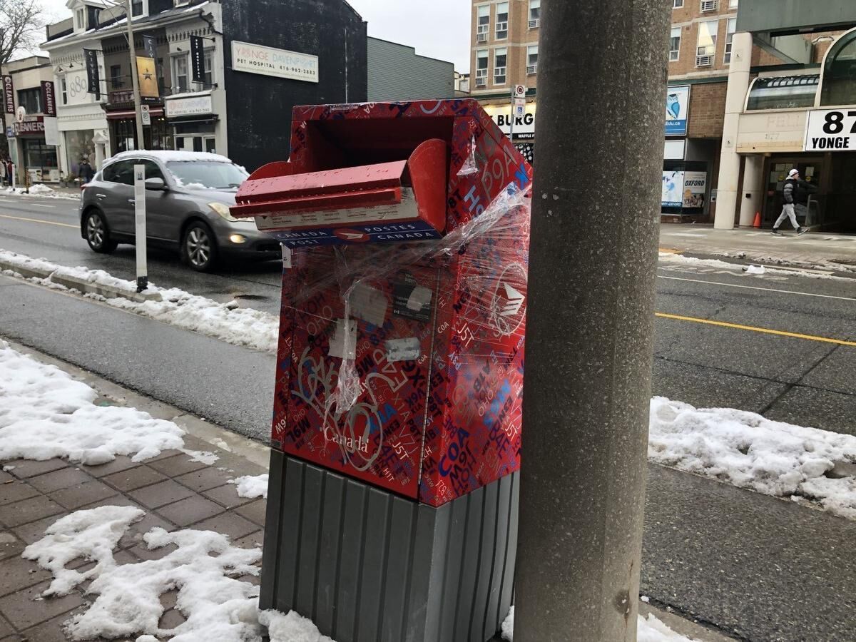 Mystery deepens over shrink wrapped Canada Post mailboxes