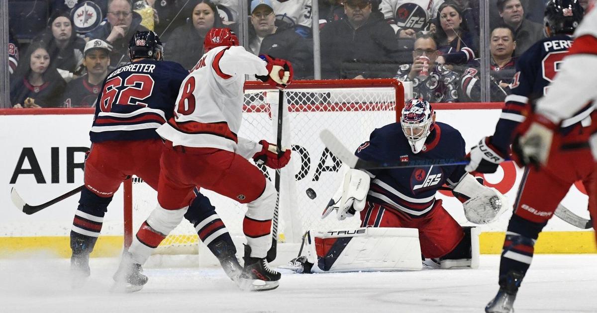 Comrie thrilled with 3-0 shutout over 'Canes as Jets win seventh straight game