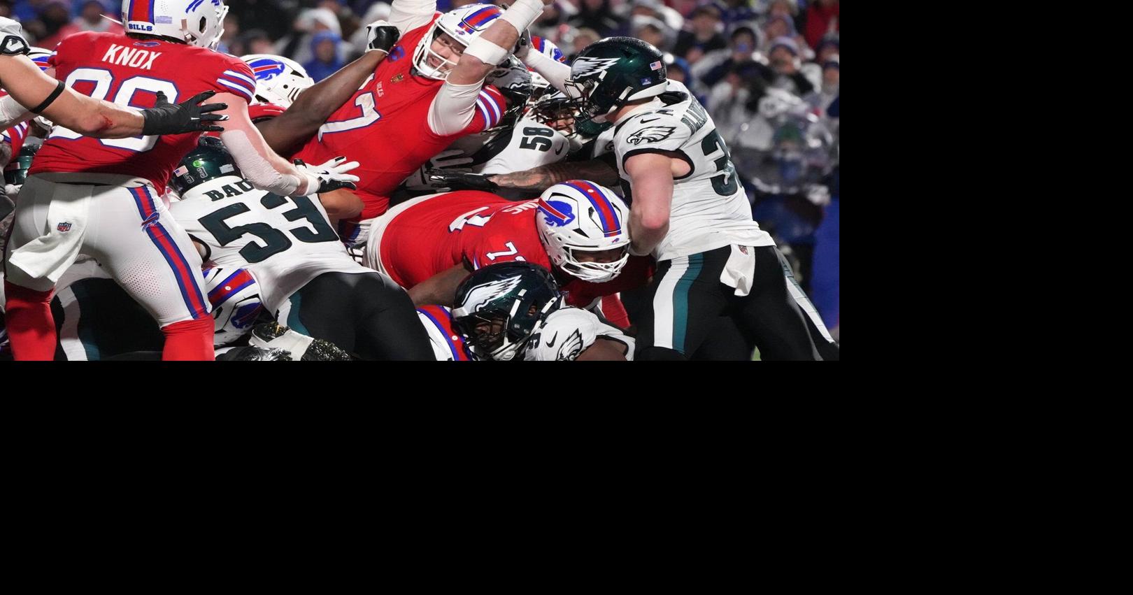 Eagles hang on to beat Bills 13-12 when Josh Allen misses an open Khalil Shakir on 2-point try