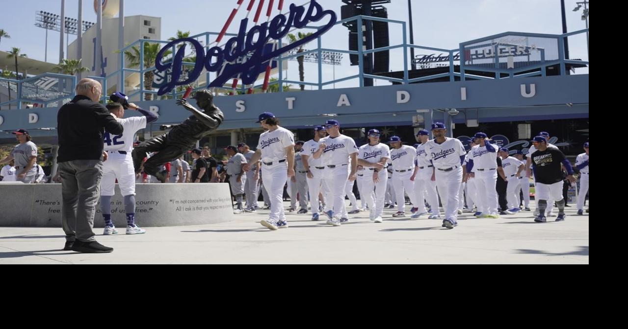 Jackie Robinson remembered around MLB on 77th anniversary of him ...