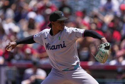 Edward Cabrera strikes out 10 as Marlins blank Angels 3-0