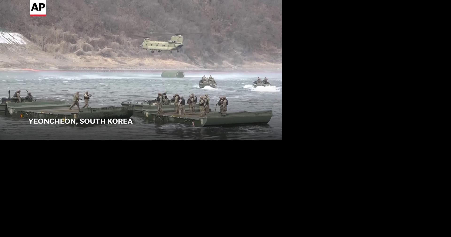 North Korea fires about 10 missiles toward sea in show of force, Seoul says
