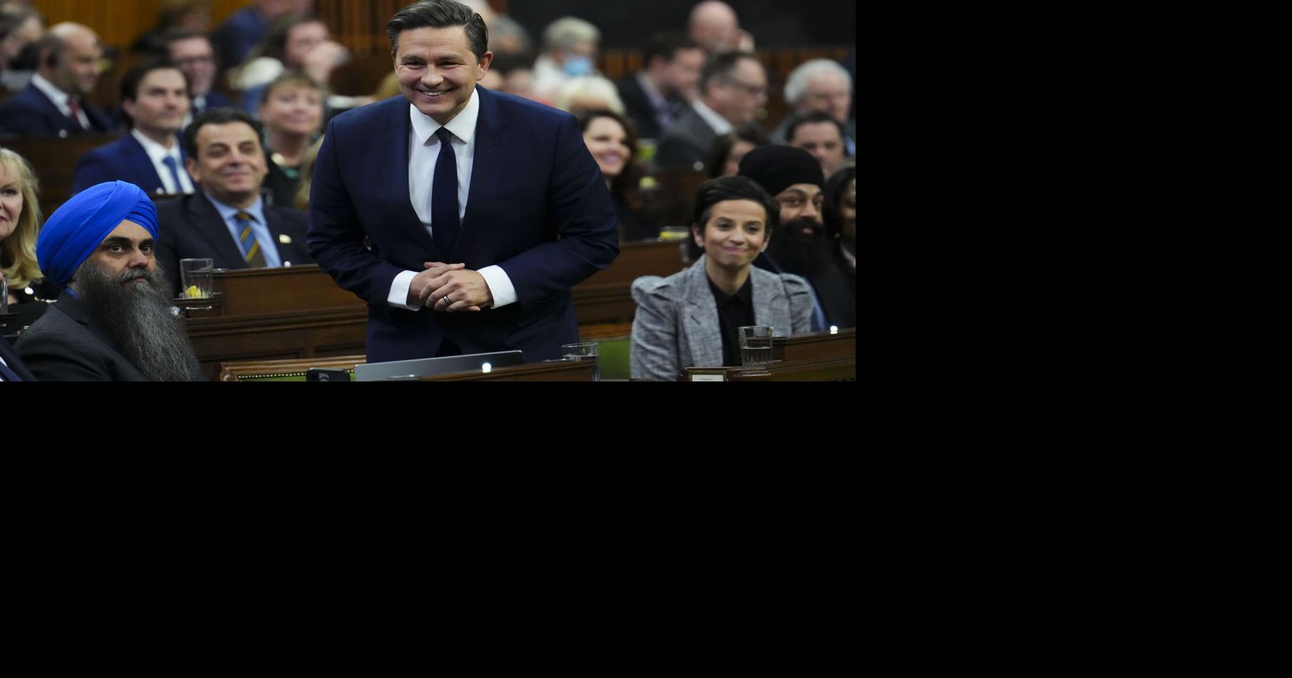 Pierre Poilievre says he'd cut 'wasteful' foreign aid, hike defence spending after Justin Trudeau made Canada 'weak'