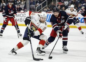 Panthers outlast Jets 2-1 in shootout for fourth win in last six games