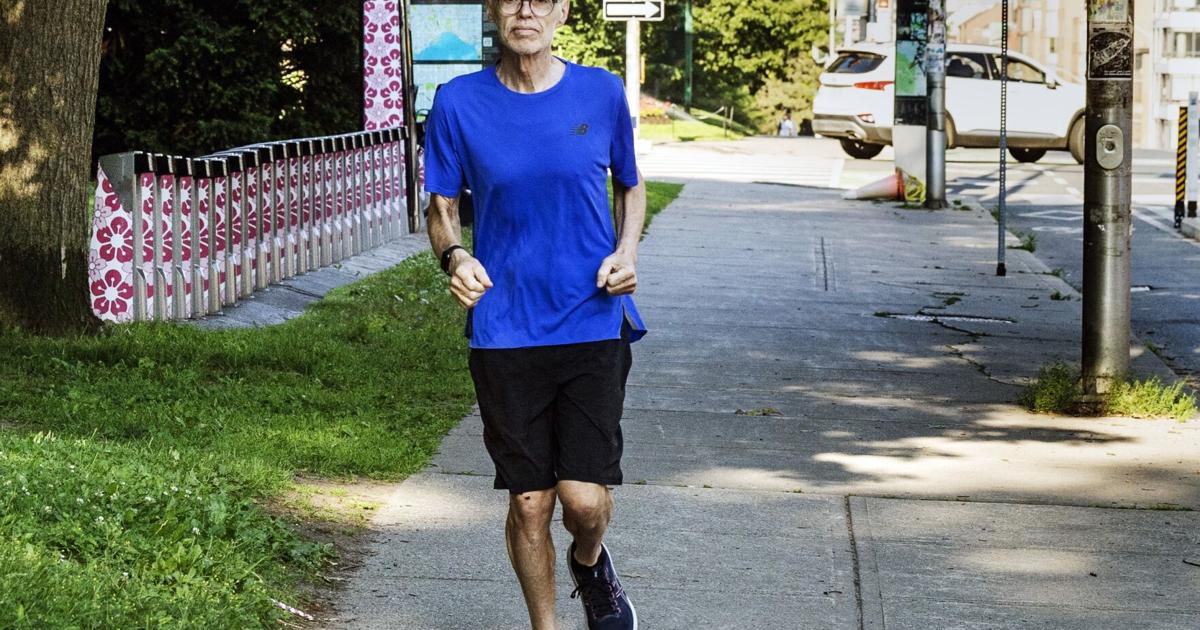 This man is running every street in Toronto. He’s not letting a brain ...