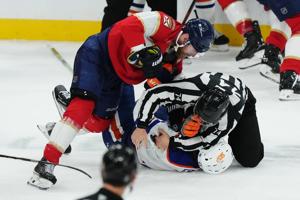 'Not our best': Undisciplined Oilers thumped 6-1 by Panthers in ugly Game 3
