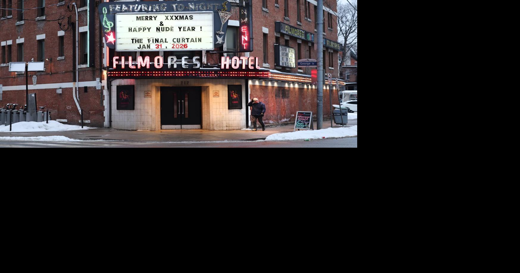 Filmores Hotel announces 'final curtain' at strip club, with another chapter to come