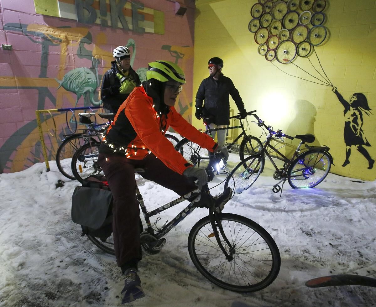 Photos: B!KE’s Glow Ride Pedals Through Peterborough