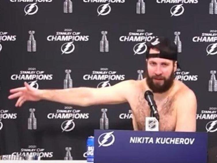 Lightning's Nikita Kucherov FaceTimes 'idol' after Stanley Cup win