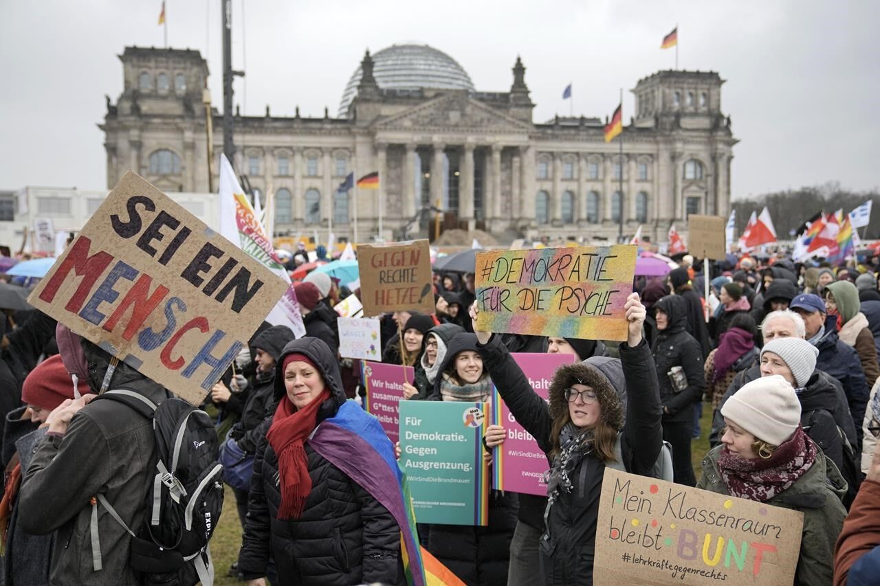 At Least 150,000 Gather In Berlin To Protest The Far Right