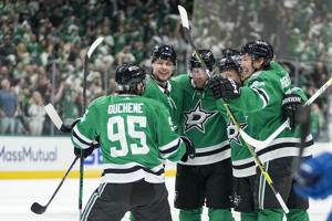 Makar scores 2 goals and Avalanche beat Stars 5-3 in Game 5 to stay alive in playoffs