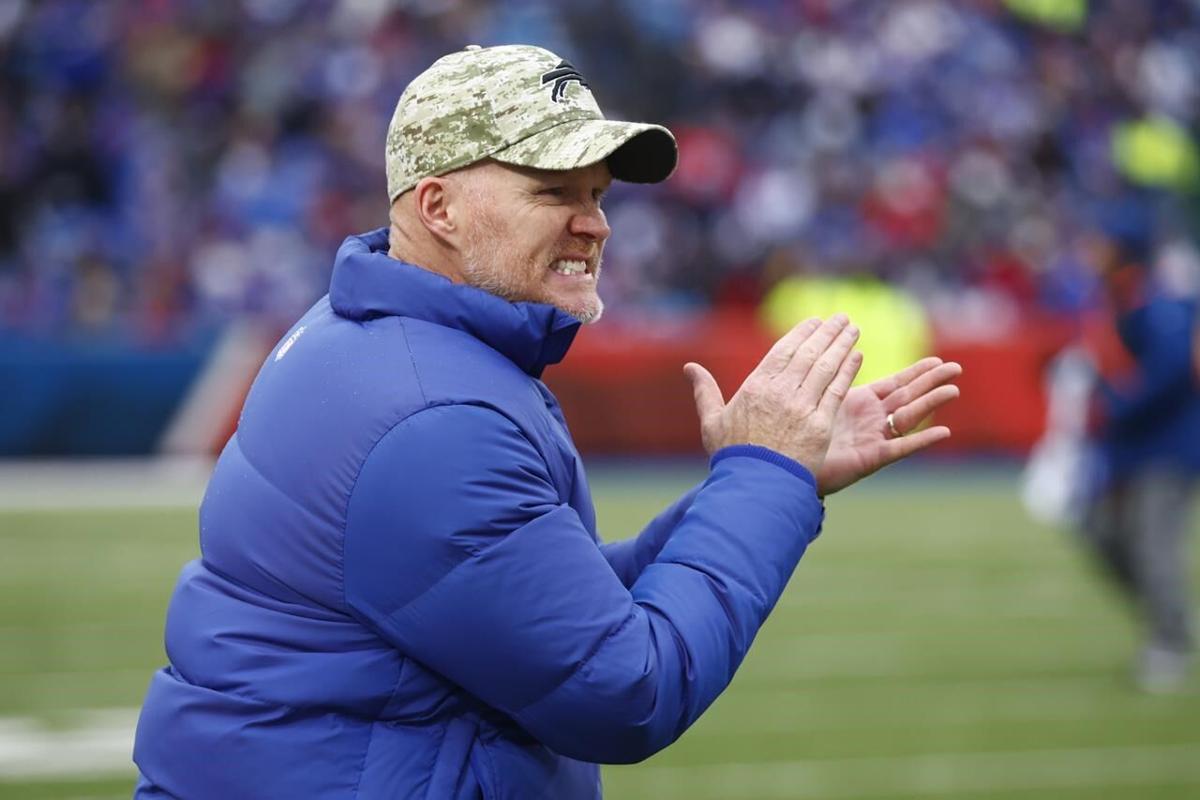 Bills' McDermott keeps things light amid heavy snow fall