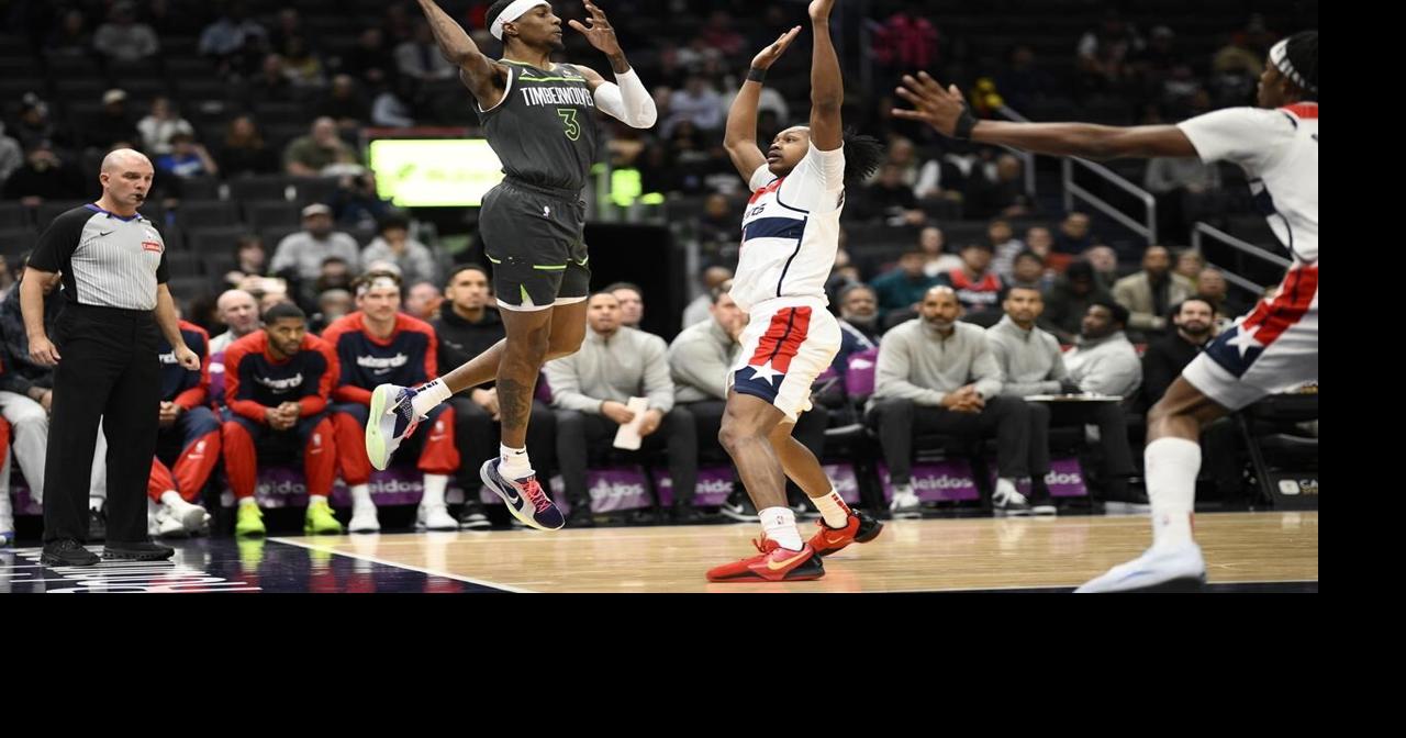 Anthony Edwards scores 41 as the Timberwolves beat struggling Wizards 120-106