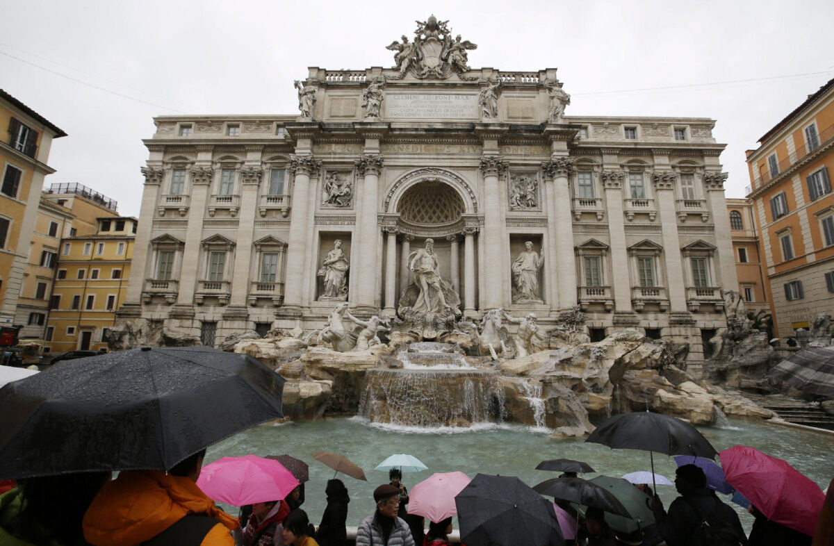 Fendi fountain on sale