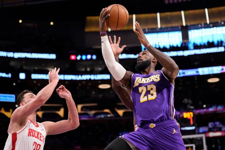 Rockets beat Lakers 99-93 in Game 5, avoiding playoff elimination for ...