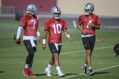 Raiders QB Jimmy Garoppolo sharp in practice against former 49ers