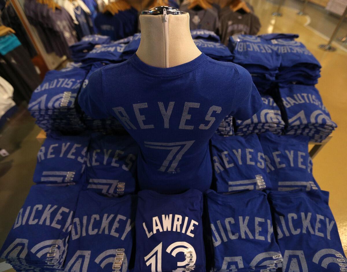 Toronto Blue Jays merchandise sales strong thanks to new stars