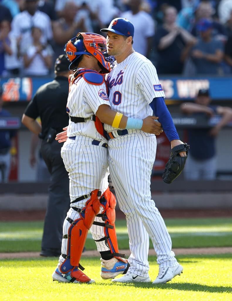 Alonso goes deep twice to reach 40 homers and 100 RBIs as Mets beat  1st-place Mariners 6-3 - ABC News