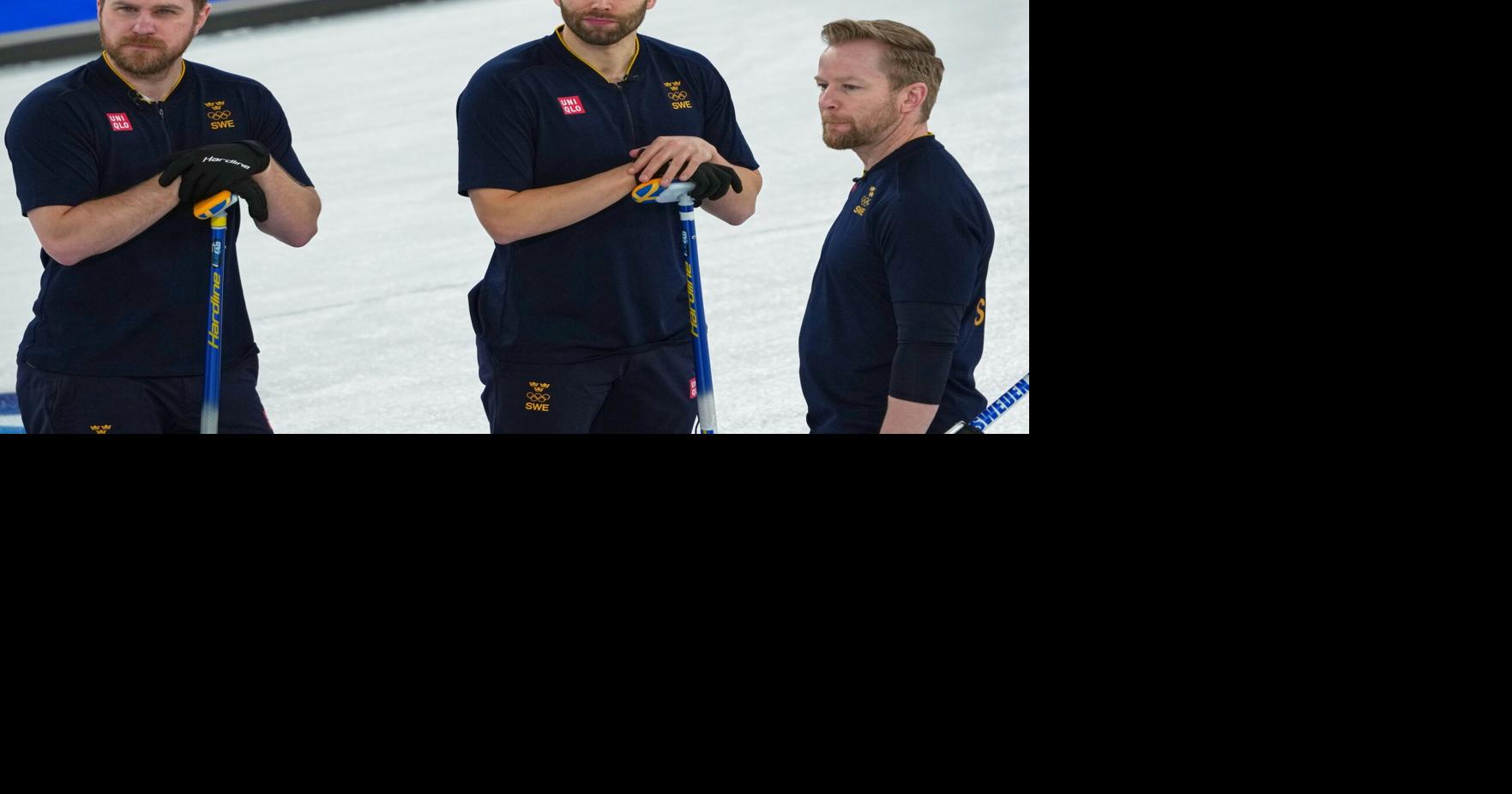 Defending champion Sweden pushed to brink of elimination from Olympic men’s curling