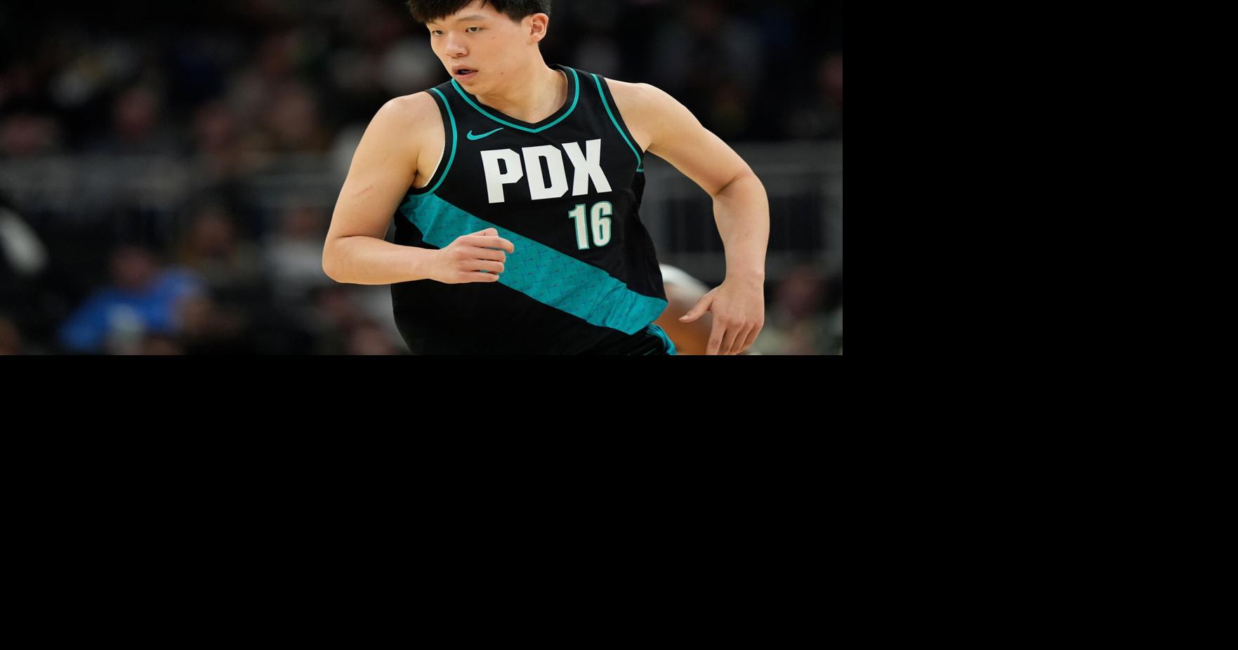 Yang Hansen hopes to inspire more NBA players from China. The rookie’s first step will be to crack Portland’s rotation