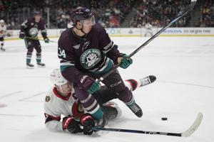 Cale Makar has first hat trick, MacKinnon extends home points streak to help Avs rout Red Wings 7-2