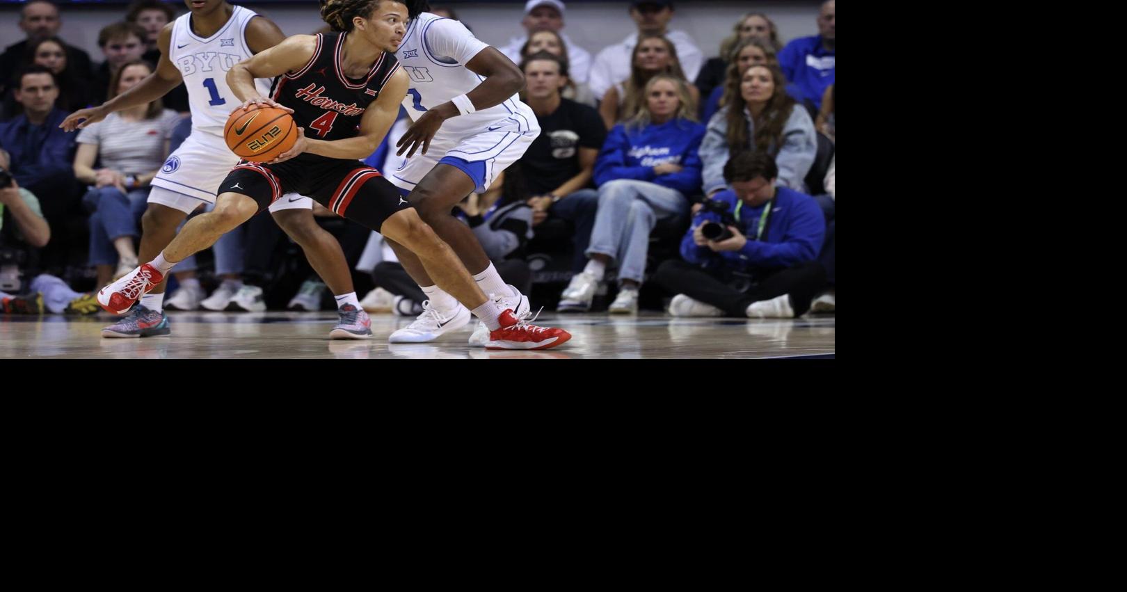 No. 8 Houston pulls away late to hand No. 16 BYU fourth straight loss, 77-66