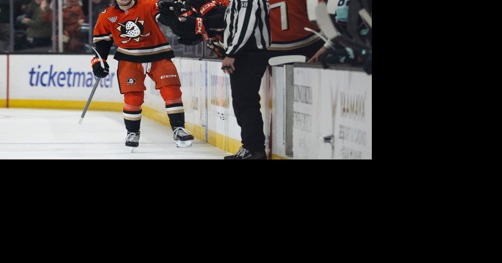 Gauthier gets 25th goal and surging Ducks beat Kraken 4-2 to move closer to Pacific Division lead