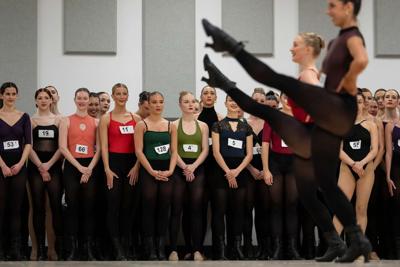 Rockettes auditions at Radio City Music Hall in photos