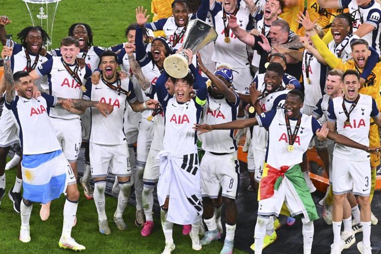 Tottenham players left without medals after Europa League final victory