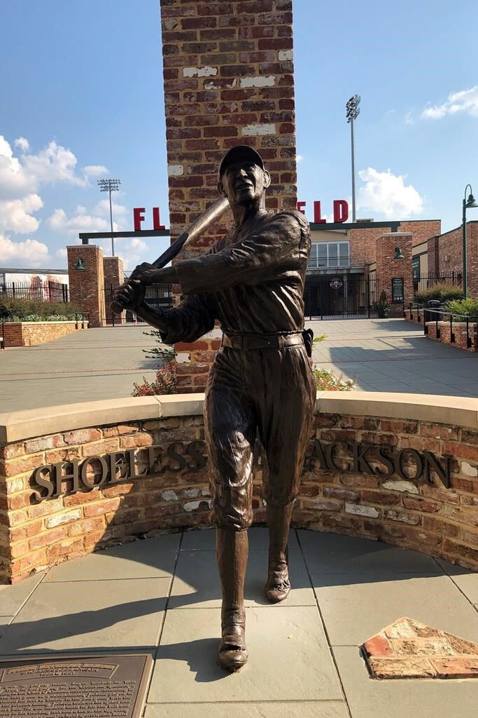 Greenville, SC - Shoeless Joe Jackson Statue