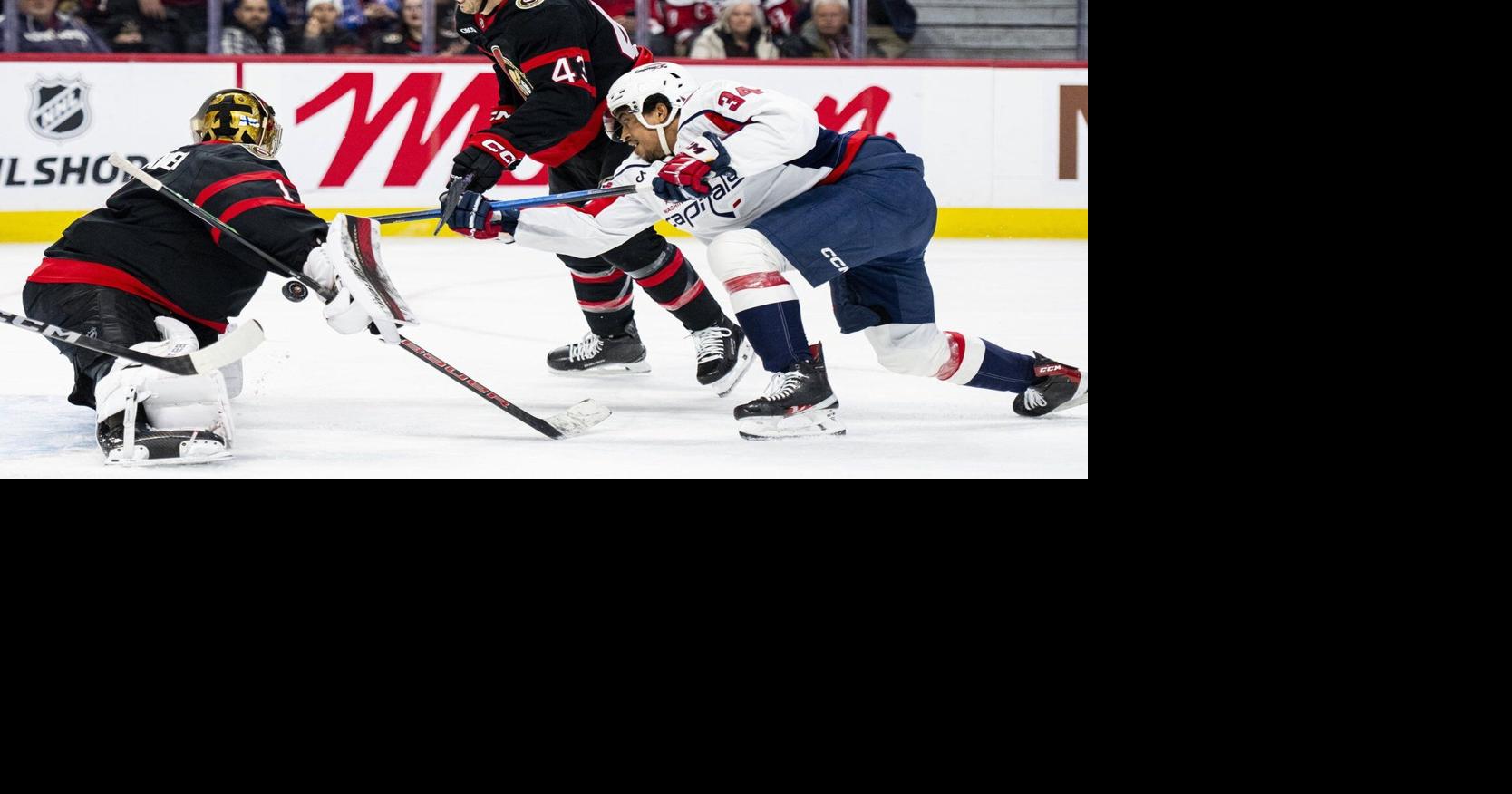 Zetterlund’s late goal leads Senators to 4-3 victory over Capitals