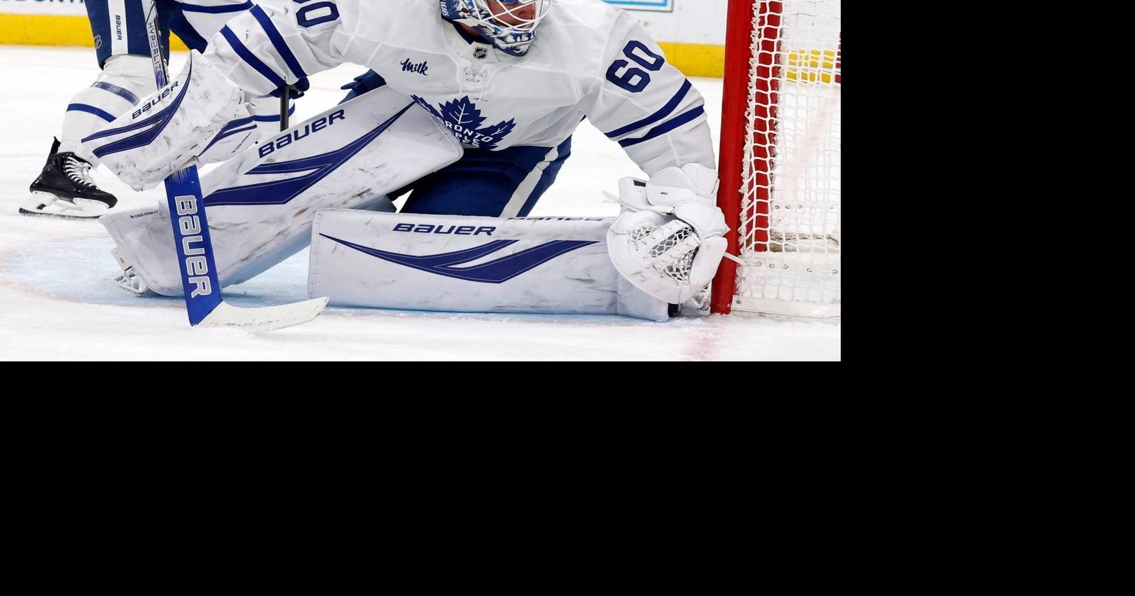 Maple Leafs goaltender Joseph Woll expected to miss a week with lower-body injury