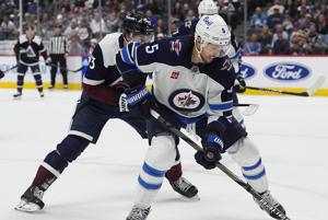 Nichushkin scores hat trick to lead Avalanche to 5-1 win, leaving Jets on the brink