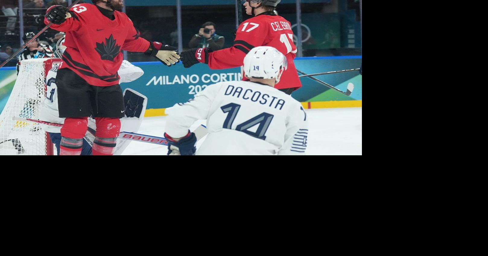Crosby sets record, Wilson drops the gloves as Canada thumps France 10-2 at Olympics