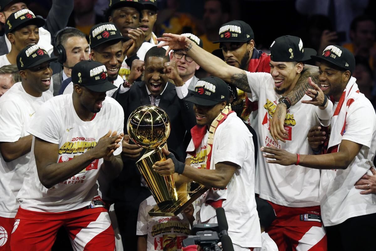 Raptors we sales the champs shirt