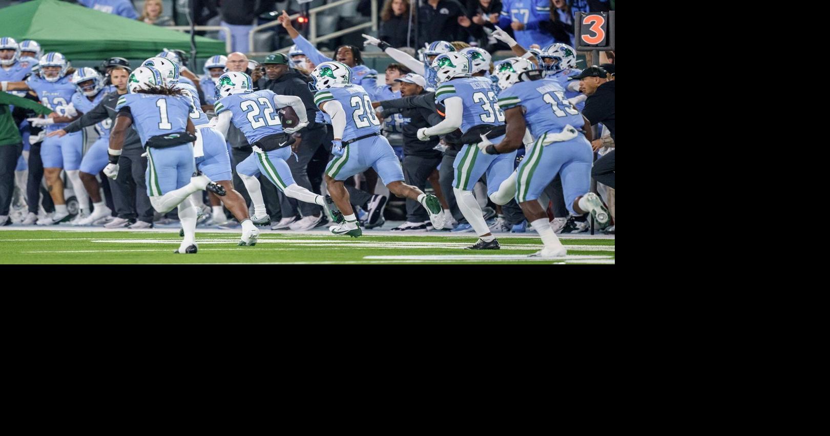 No. 21 Tulane beats No. 20 North Texas 34-21 to win American Conference title