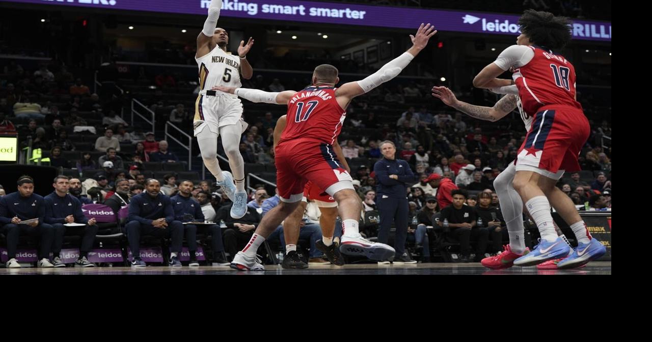 McCollum and Murray lead the Pelicans to a 2nd win in 3 days over the Wizards, 110-98