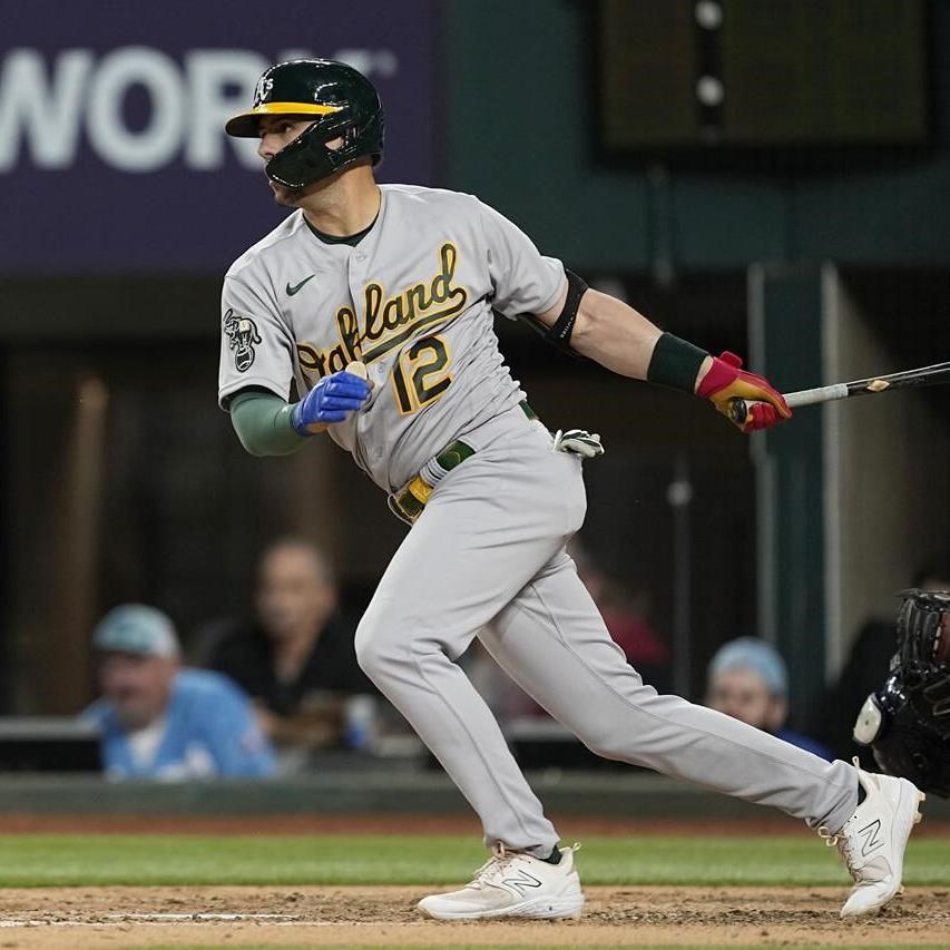 A's End 7-Game Skid on Diaz's Pinch-Hit HR in 9th Vs Rangers – NBC Bay Area