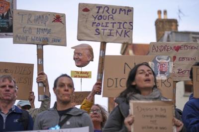 Trump's second state visit to UK meets with protests and arrests